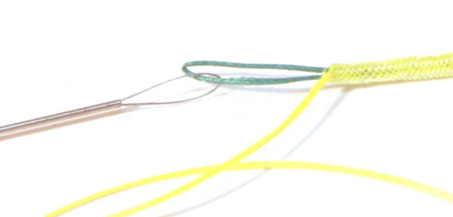 How To Splice A Loop In Hollow Core Braided Line WITHOUT A NEEDLE